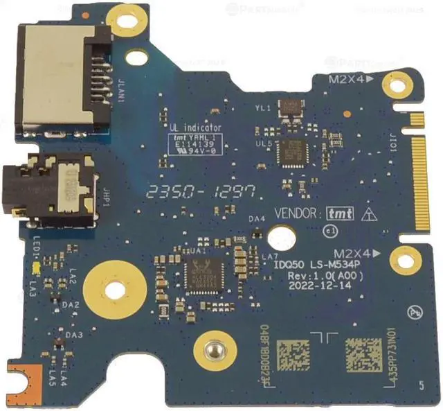 Main image of Dell OEM G Series G15 5530 5535 G16 7630 Audio Port LAN RJ-45 IO Circuit  GDXH0