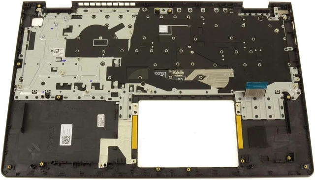Alt view image 3 of 7 - Dell 5MD22 Palmrest and US Qwerty Non Backlit Keyboard Assembly for Inspiron 3520, 3525, 3530 Models With USB-C Port - Carbon Black