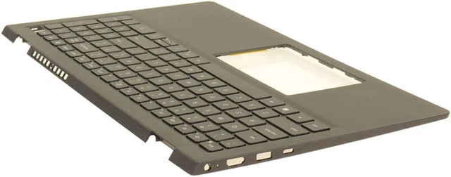 Alt view image 7 of 7 - Dell 5MD22 Palmrest and US Qwerty Non Backlit Keyboard Assembly for Inspiron 3520, 3525, 3530 Models With USB-C Port - Carbon Black