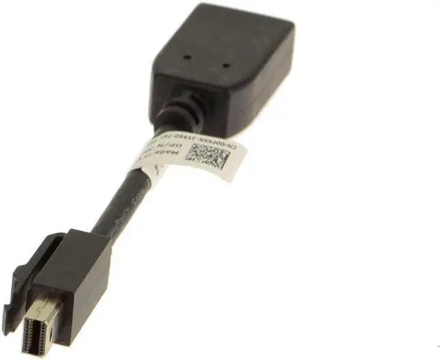 Alt view image 3 of 4 - Dell OEM DisplayPort Female to Mini-DisplayPort Male Dongle Adapter Cable 0FKKK
