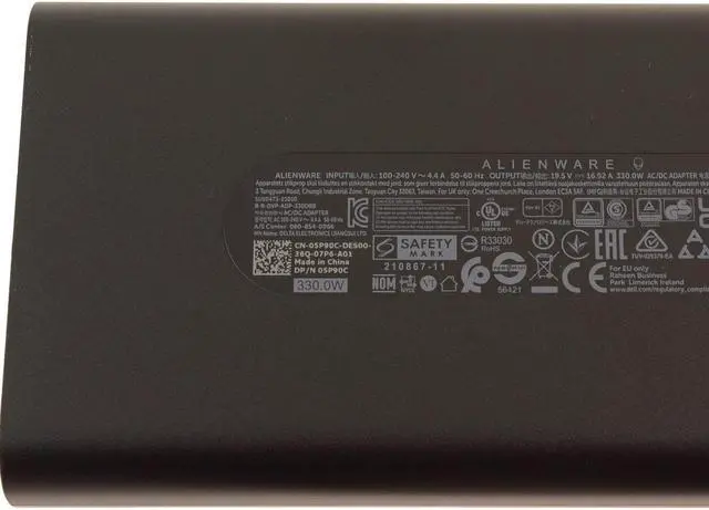 Alt view image 5 of 8 - Dell 5P90C 120 Watts GaN Charger Slim AC Adapter for Alienware M15 - 19.5 Volts - 16.9 Amps - 7.4mm x 5.0mm Pins - Black