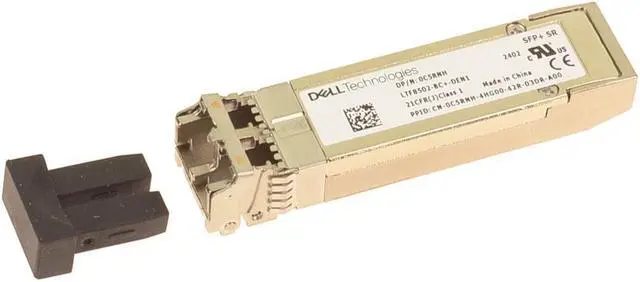 Alt view image 6 of 8 - C5RNH Dell 10Gbps Multi-mode Fiber 10GBase-SR 850nm Duplex LC SFP+ Transceiver