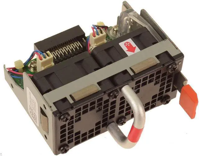 Alt view image 3 of 7 - Dell OEM S6000 Stackable Switch Dual Cooling Fan Assembly Exhaust Air Flow MGDH8