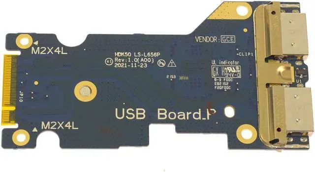 Alt view image 2 of 4 - Dell OEM G Series G15 5525 Right Side USB Ports IO Circuit Board Right  9D44M