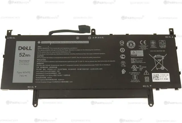 Main image of New Dell OEM Original Latitude 9510 52Wh 4-cell Laptop Battery N7HT0