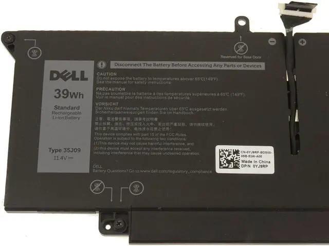 Alt view image 2 of 4 - Dell OEM Original Latitude 7310 7410 39Wh 3-cell Laptop Battery 35J09