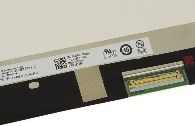 Alt view image 4 of 4 - 15.6" Lcd Touch Screen for Dell Inspiron 3552 3555 3558 3565 3567 Dell Latitude 3570 3580 3590 Laptops - Replaces B156XTK01.0 K2V59