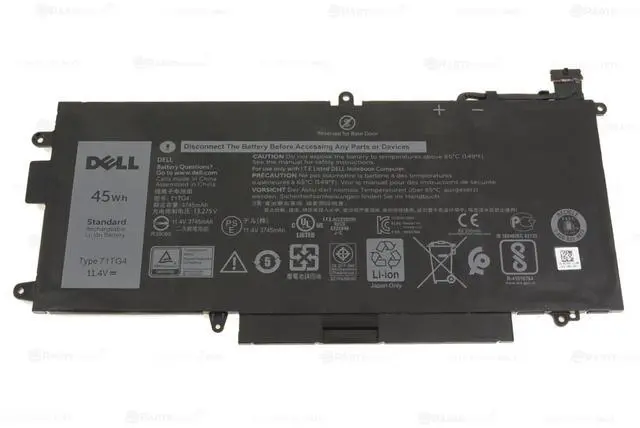 Main image of New Dell OEM Latitude 7390 7389 5289 2-in-1 3-Cell 45Wh Laptop Battery 71TG4