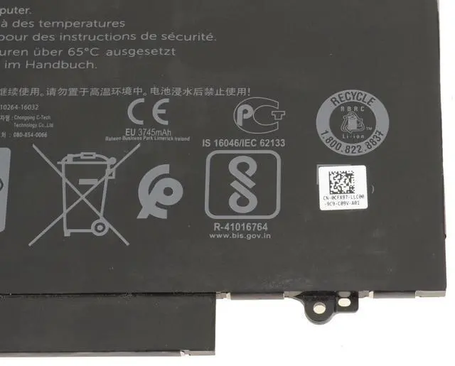 Alt view image 3 of 5 - New Dell OEM Latitude 7390 7389 5289 2-in-1 3-Cell 45Wh Laptop Battery 71TG4