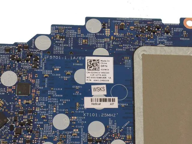 Alt view image 3 of 4 - Dell OEM Inspiron 5406 7506 Silver 2-in-1 Motherboard System Motherboard 2VWCV