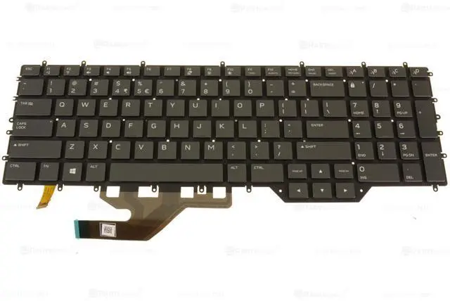 Main image of New US INTL OEM Alienware m17 R3 m17 R4 Backlit Laptop Keyboard Assembly 11XRJ
