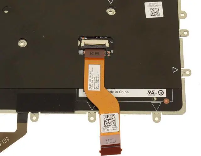 Alt view image 5 of 6 - New US INTL OEM Alienware m17 R3 m17 R4 Backlit Laptop Keyboard Assembly 11XRJ