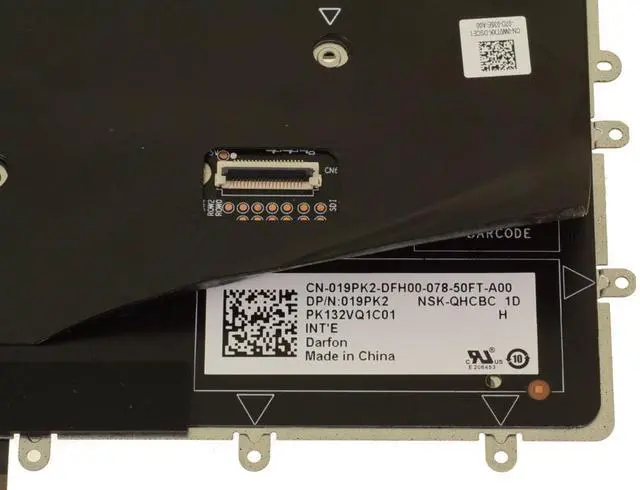 Alt view image 6 of 6 - New US INTL OEM Alienware m17 R3 m17 R4 Backlit Laptop Keyboard Assembly 11XRJ