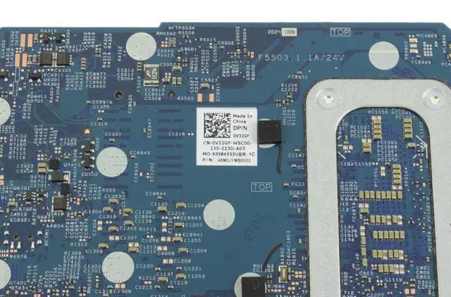 Alt view image 5 of 8 - Dell OEM Inspiron 7500 2-in-1 Black Motherboard System Board Motherboard V32GF
