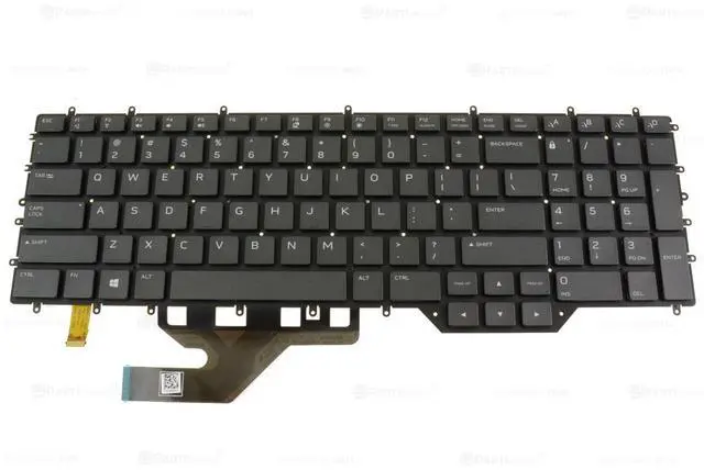 Main image of New OEM Alienware m17 R3 m17 R4 Backlit Laptop Keyboard Assembly 76X14