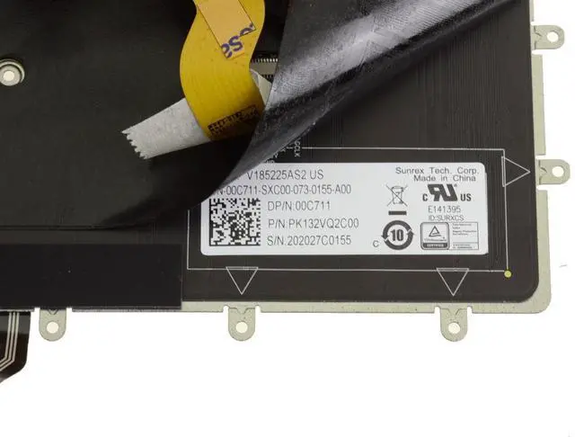 Alt view image 5 of 6 - New OEM Alienware m17 R3 m17 R4 Backlit Laptop Keyboard Assembly 76X14