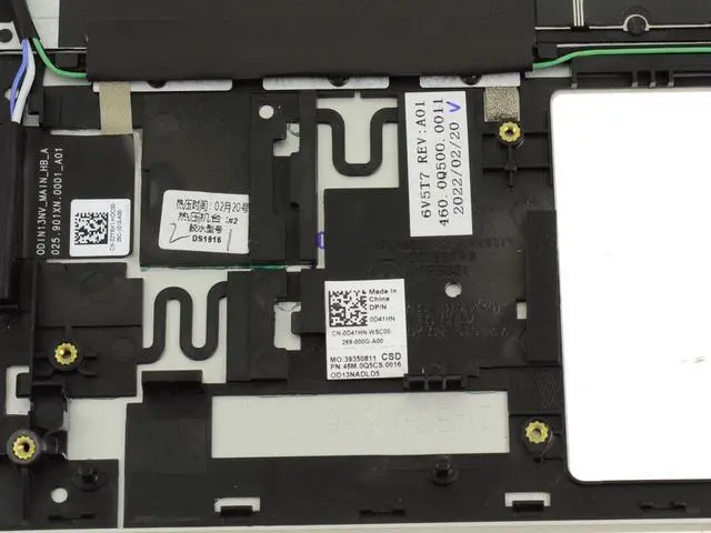 Alt view image 3 of 7 - New Spanish Dell OEM Inspiron 5330 Palmrest Backlit Keyboard Assembly WWAN D41HN