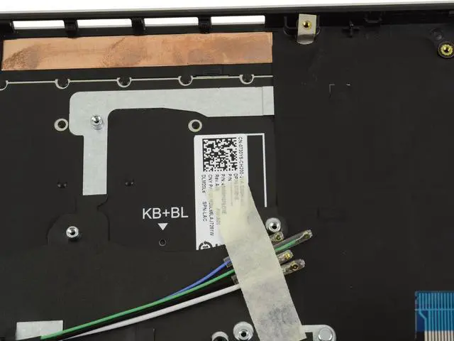 Alt view image 5 of 7 - New Spanish Dell OEM Inspiron 5330 Palmrest Backlit Keyboard Assembly WWAN D41HN