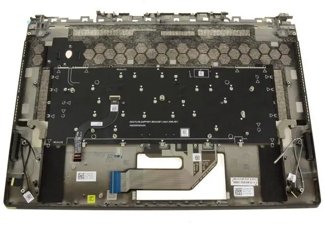 Alt view image 2 of 6 - New Spanish Dell OEM Alienware x17 R1 x17 R2 Palmrest Keyboard Assembly 35TNW