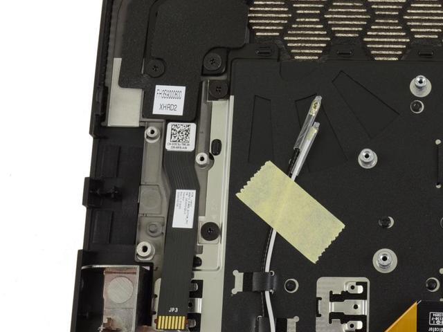 Alt view image 4 of 7 - New Spanish OEM Alienware m17 R5 AMD Palmrest Keyboard Assembly 7X7FH