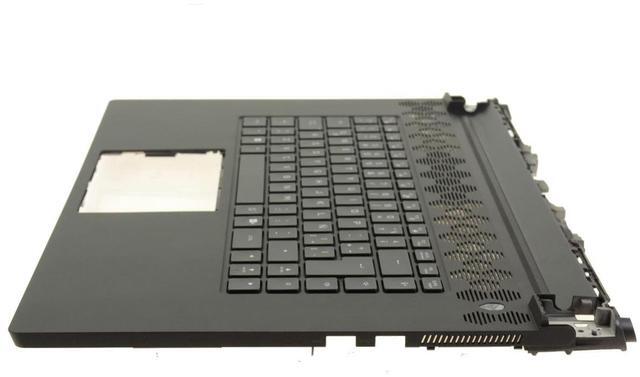 Alt view image 6 of 7 - New Spanish OEM Alienware m17 R5 AMD Palmrest Keyboard Assembly 7X7FH