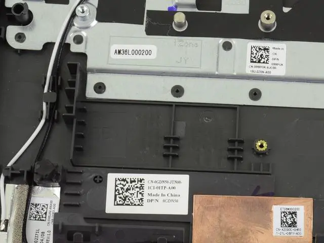 Alt view image 4 of 5 - US INTL Dell OEM G Series G15 5520 5521 5525 Palmrest Laptop Keyboard MW4C1