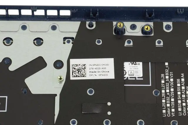 Alt view image 3 of 7 - Dell OEM Inspiron 3520 3525 Palmrest Backlit Keyboard Laptop Keyboard PNGCC