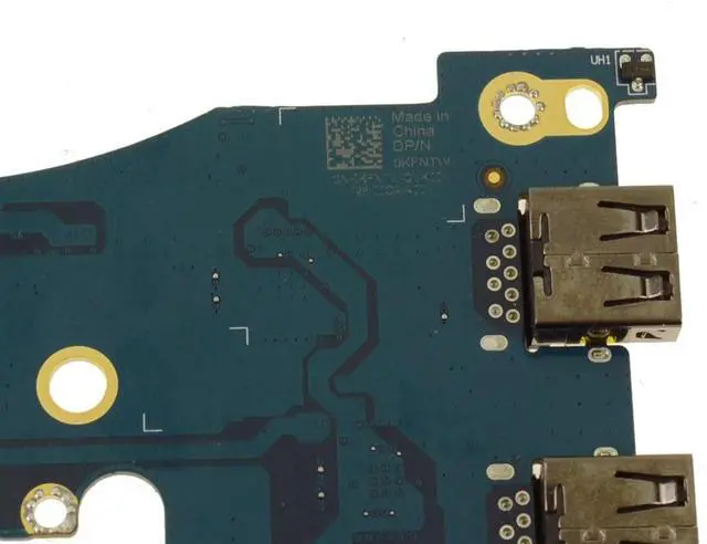 Alt view image 3 of 3 - OEM Alienware m17 R3 Right Side USB microSD Slot IO Circuit Board Right  KFNTW