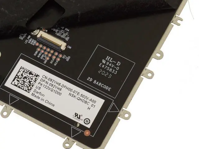 Alt view image 4 of 5 - New OEM Alienware m17 R3 m17 R4 Backlit Laptop Keyboard Assembly 92YH6 F1GXN