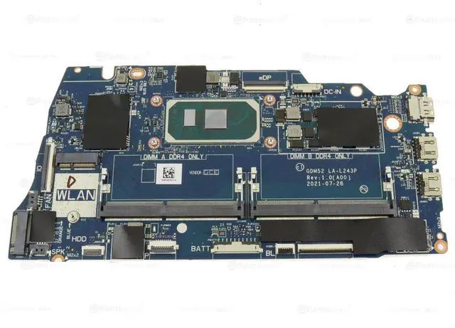 Main image of Dell OEM Vostro 3510 Motherboard System Board Intel i5-1035G1 Motherboard R6R3H