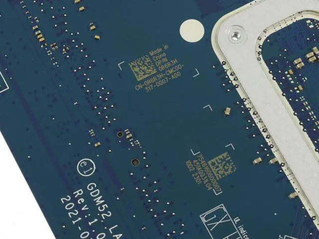 Alt view image 3 of 4 - Dell OEM Vostro 3510 Motherboard System Board Intel i5-1035G1 Motherboard R6R3H