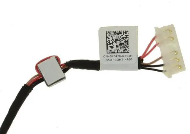 Alt view image 3 of 4 - Dc Jack Cable for Dell Inspiron 5551 5555 5558 5559 Vostro 3558 Laptops - Replaces KD4T9