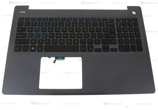 Alt view image 6 of 10 - New Dell Oem G Series G3 3579 Palmrest Assembly Blue Backlit 7Tmph Y2Vvy
