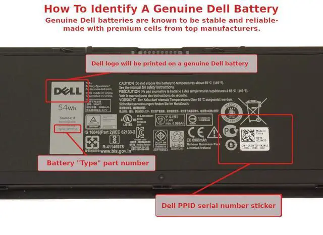 Alt view image 8 of 8 - Dell Latitude E7420 E7440 E7450 Laptop Battery 3RNFD 5K1GW G95J5