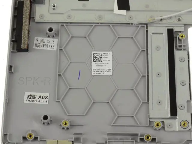 Alt view image 3 of 7 - New Dell OEM Inspiron 5406 2-in-1 Backlit Keyboard Palmrest Assembly NWXT3 1GCR9