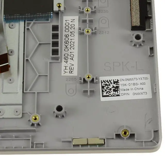 Alt view image 4 of 7 - New Dell OEM Inspiron 5406 2-in-1 Backlit Keyboard Palmrest Assembly NWXT3 1GCR9