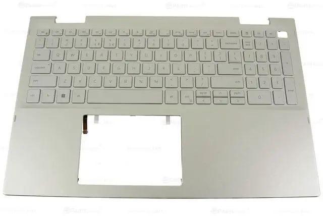 Main image of Dell OEM Inspiron 7506 2-in-1 Silver Keyboard Palmrest Laptop Keyboard YT5JN