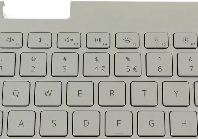 Alt view image 2 of 7 - Dell OEM Inspiron 7506 2-in-1 Silver Keyboard Palmrest Laptop Keyboard YT5JN