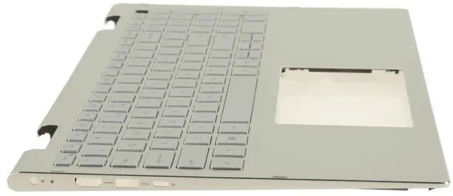 Alt view image 7 of 7 - Dell OEM Inspiron 7506 2-in-1 Silver Keyboard Palmrest Laptop Keyboard YT5JN