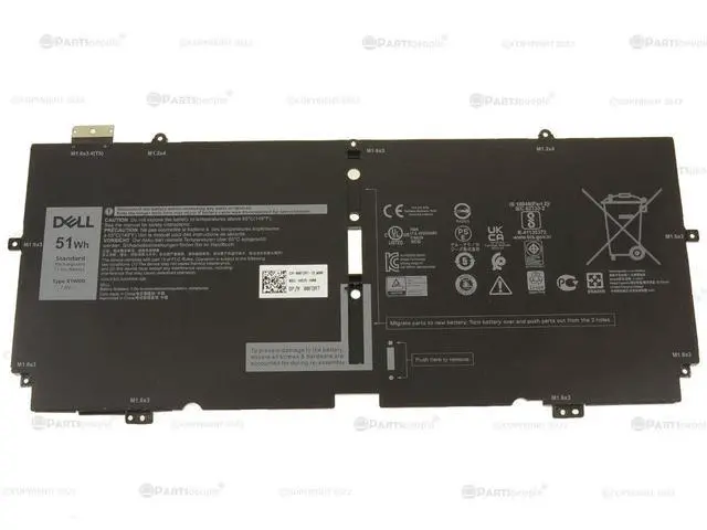 Main image of New Dell OEM Original XPS 9310 2-in-1 51Wh 4-cell Laptop Battery X1W0D