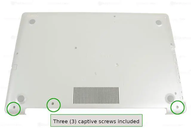 Alt view image 6 of 6 - New Dell OEM Inspiron 3580 3581 Bottom Base Cover Assembly White NCT36
