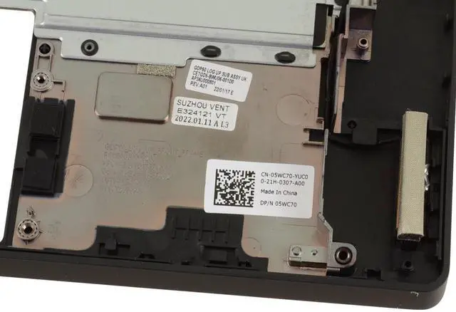 Alt view image 4 of 7 - New Spanish OEM Alienware m15 R6 R5 Palmrest Keyboard Assembly 5J41W