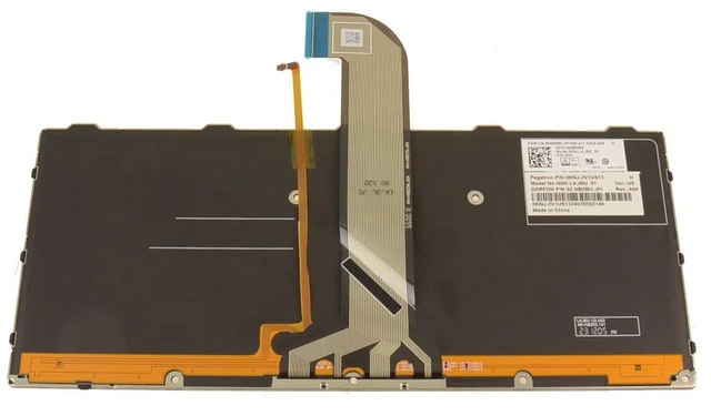 Alt view image 3 of 4 - Dell HMW9K US Backlit Keyboard for Latitude 5430, 7330 Rugged Laptop - 82 Keys
