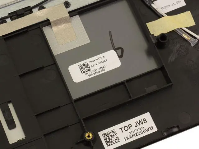 Alt view image 9 of 9 - NEW 763RY Dell Vostro 5480 Keyboard Palmrest Bezel Assy Portuguese Layout DXFPK