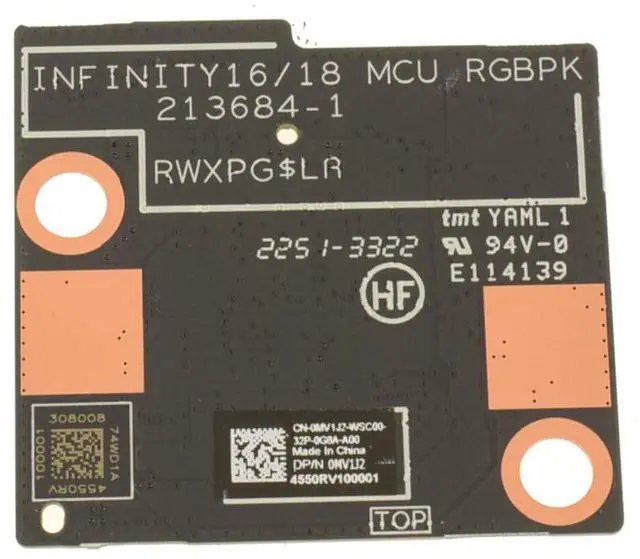 Alt view image 2 of 3 - OEM Alienware m16 R1 m18 R1 m18 R2 MCU Junction Board Keyboard  MV1J2