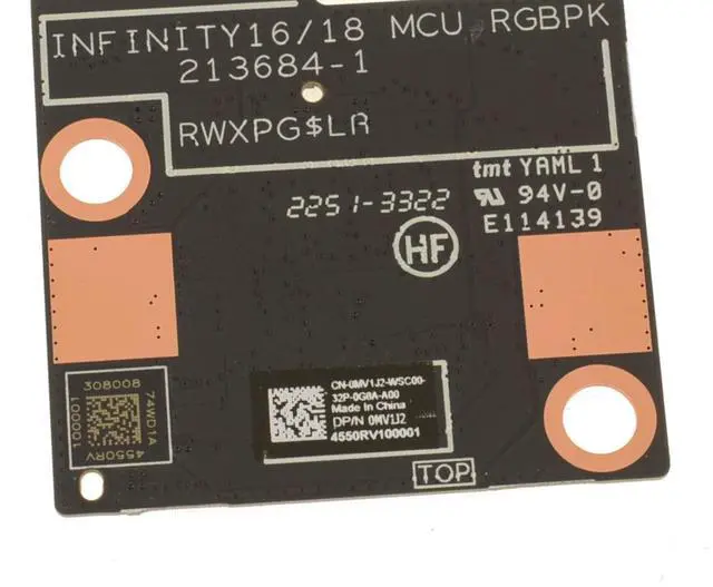 Alt view image 3 of 3 - OEM Alienware m16 R1 m18 R1 m18 R2 MCU Junction Board Keyboard  MV1J2