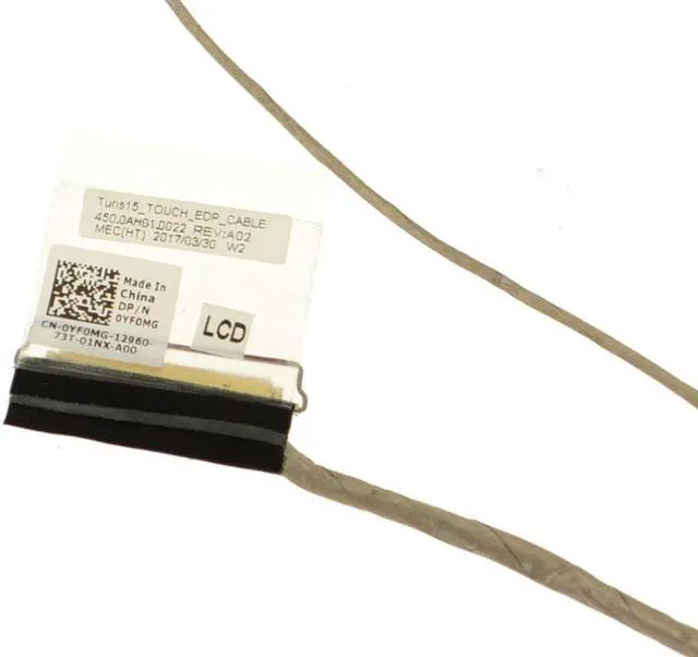 Alt view image 3 of 13 - Dell OEM Inspiron 3565 3567 15.6" Touchscreen Ribbon LCD LCD Ribbon Cable YF0MG