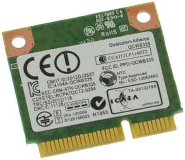 Alt view image 4 of 10 - Dell Mini PCI Express Half Height NSPIRON 3000 15-3542 15.6" WIRELESS WIFI CARD 05GC50 CN-05GC50