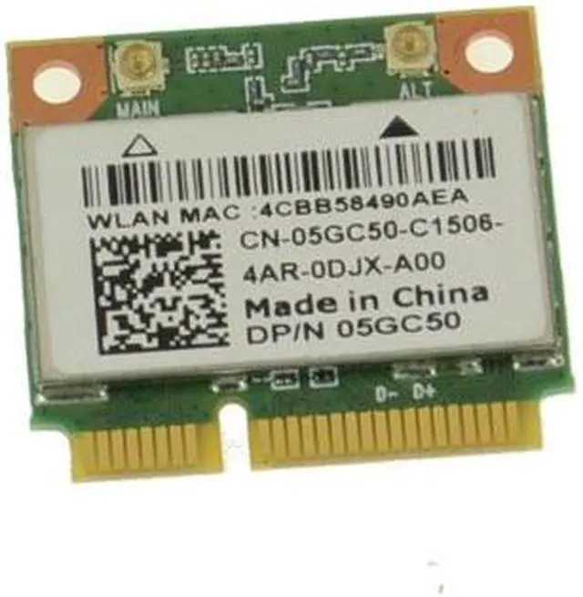 Alt view image 3 of 10 - Dell Mini PCI Express Half Height NSPIRON 3000 15-3542 15.6" WIRELESS WIFI CARD 05GC50 CN-05GC50