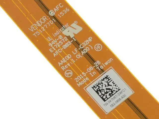 Alt view image 3 of 4 - Dell OEM Latitude 7275 XPS 9250 Ribbon Cable  Docking Connector K7M5T